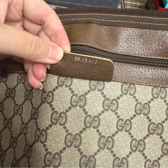 Vintage Gucci | Sherry GG Monogram Travel Weekender Bag - Picture 9 of 11